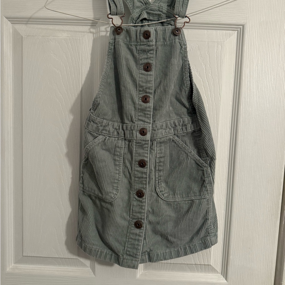 OshKosh B'gosh Green Button-Front Dress